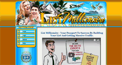 Desktop Screenshot of listmillionaire.com